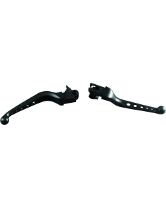 Bikers Choice 96-16 Big Twin W/ Cable Clutch 96-03 XL Black Holed Lever Set - 482864