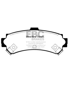 EBC 95-97 Nissan Sentra 1.6 Redstuff Rear Brake Pads - DP31067C