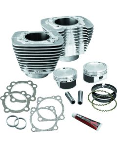 S&S Cycle 86-19 Sportster Models 883 to 1200cc Conversion Kit - Silver - 910-0688