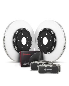 Brembo OE 08-14 Mitsubishi Lancer Front Disc Brake Kit - KT00414