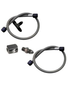 Snow Performance Water Quad Nozzle Stainless Steel Braided Line Upgrade - SNO-40045-BRD