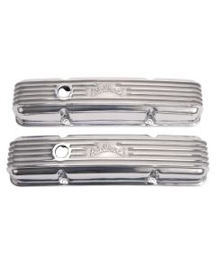 Edelbrock Valve Cover Classic Series Chevrolet 1959-1986 262-400 CI V8 Polshed - 4143