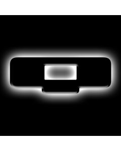 ORACLE Lighting Universal Illuminated LED Letter Badges - Matte Blk Surface Finish - Q - 3141-Q-001