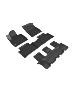 3D Maxpider 22-23 Kia Sorento 7-Seat Kagu Black R1 R2 R3 - L1KA06201509