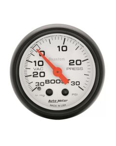 AutoMeter GAUGE VAC/BOOST 2 1/16in. 30INHG-30PSI MECHANICAL PHANTOM- AUTO-5703