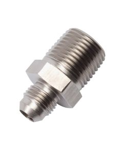 Russell Performance -6 AN to 1/2in NPT Straight Flare to Pipe (Endura) - 670151