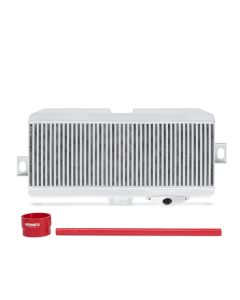 Mishimoto Subaru 08-15 WRX STi Top-Mount Intercooler Kit - Powder Coated Silver & Red Hoses - MMTMIC-STI-08SLRD