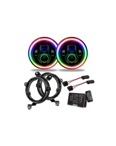 Oracle Jeep Wrangler JL/Gladiator JT 7in. High Powered LED Headlights (Pair) - 2 SEE WARRANTY - 5769J-333