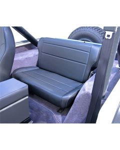 Rugged Ridge Fold & Tumble Rear Seat Black 76-86 Jeep CJ7/Laredo/Renegade - 13462.01
