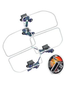 Oracle Ford F250/350 11-16 Halo Kit (Square Ring Design) - ColorSHIFT - 2383-330