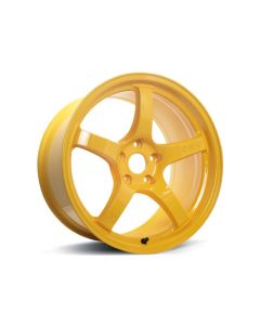 Gram Lights 57CR 18x10.5 +22 5-114.3 Mach Yellow - WGCRAC22EWXZ
