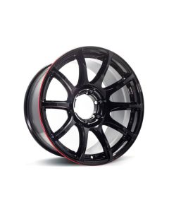 GramLights 57Trans-X Rev Limit Edition Wheel 20x9.5 6x139.7 25mm Black & Machining / E-pro Coat- GRAM-WGTXAX25K9R