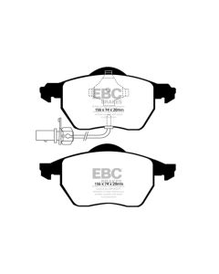 EBC 02-08 Volkswagen Passat 1.8 Turbo Greenstuff Front Brake Pads - DP21483