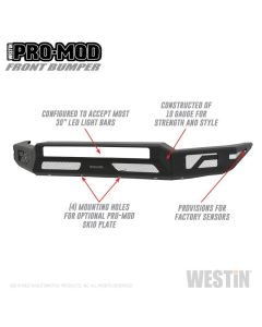 Westin 16-20 Toyota Tacoma Pro-Mod Front Bumper - 58-41045