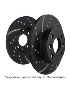 EBC 2016+ Mini Cooper Convertible (F57) 1.5L Turbo GD Sport Rear Rotors - GD2022