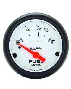 AutoMeter Phantom Fuel Level Gauge 2 5/8 0-90 Ohm