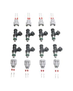 DeatschWerks Set of 8 2400cc/min for Fitech Go EFI 8/Holley Super Sniper 1250 - 16S-19-2400-8