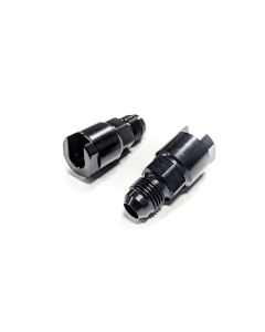 Haltech Flex Fuel Fittings 3/8 (GM Spring Lock) to -6AN Male w/Two Fittings - HT-011030