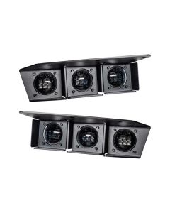 ORACLE Lighting 21-22 Ford Bronco Triple LED Fog Light Kit for Steel Bumper - White SEE WARRANTY - 5890-001