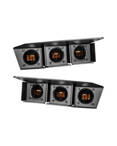 Oracle High 21-22 Ford Bronco Triple LED Fog Light kit for Steel Bumper SEE WARRANTY - 5890-005