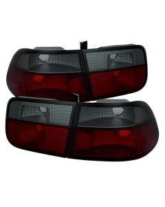 Spyder Honda Civic 96-00 2Dr Crystal Tail Lights Red Smoke ALT-YD-HC96-2D-CRY-RS - 5076557