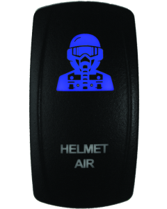 DragonFire Racing Lighted Switch Hel Air On/Off Blue - 522616