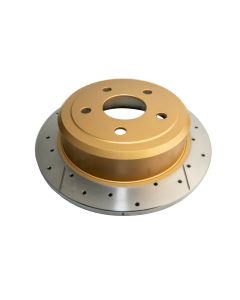 DBA 07-16 Jeep JK Wrangler & Rubicon w/HD Brakes Street Series Rear Cross Drilled & Slotted Rotor - DBA2537X