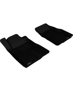 3D MAXpider 2005-2009 Ford Mustang Kagu 1st Row Floormat - Black - L1FR06511509