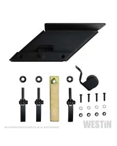 Westin 07-18 Jeep Wrangler JK WJ2 Off-Road Jack Mount - Textured Black - 59-89015