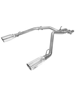 aFe MACHForce XP DPF-Back Exhaust 3in SS w/ 6in Polished Tips 2014 Dodge Ram 1500 V6 3.0L EcoDiesel - 49-42044-P