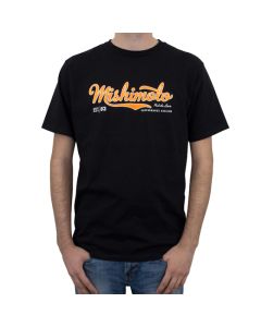 Mishimoto Mens Athletic Script Black T-Shirt - XXX Large - MMAPL-SCRIPT-BK3XL