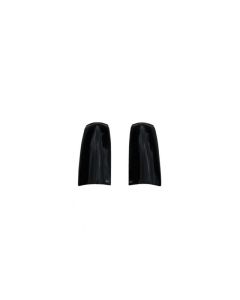 AVS 88-99 Chevy CK Tail Shades Tail Light Covers - Black - 33814