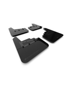 Rally Armor 21-25 Ford F-150 (Excl. Raptor) Black UR Mud Flap w/Metallic Black Logo - MF115-UR-BLK-MBK