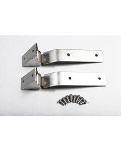 Rugged Ridge 87-95 Jeep Wrangler YJ Stainless Steel Tailgate Hinges - 11114.02