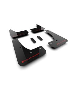 Rally Armor 24-25 Tesla Model 3 Highland Black UR Mud Flap Red Logo - MF122-UR-BLK-RD