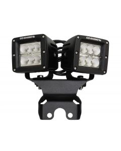 Go Rhino 18-20 Jeep Wrangler JL/JLU Light Mount - One or Two 3in Cubes - 599502T