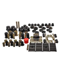 Energy Suspension 67-69 Chevrolet Camaro (w/mono leaf springs) Black Hyper-flex Master Bushing Set - 3.18119G