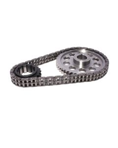 COMP Cams Billet Adjustable Timing Set 9-Keyway CRS Steel Finish Fits Small Block Chevy 283-400 1955-1986 - 7103