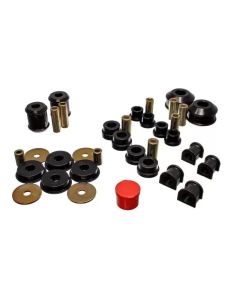 Energy Suspension 03-05 Mitsubishi Lancer EVO 8 Black Hyper-flex Master Bushing Set - 5.18115G