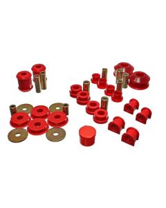 Energy Suspension 03-05 Mitsubishi Lancer EVO 8 Red Hyper-flex Master Bushing Set - 5.18115R