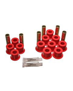 Energy Suspension Rear Spring Bushing Set - Red - 5.2113R