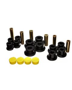 Energy Suspension 02-05 Dodge Ram 1500 2WD Black Rear Leaf Spring Bushing Set - 5.2115G