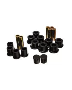 Energy Suspension Rear Spring Bushing Set - Black - 5.2118G