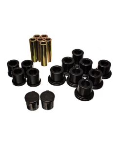 Energy Suspension Rear Spring Bushing Set - Black - 5.2119G