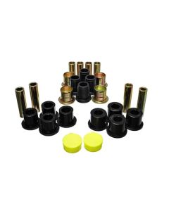 Energy Suspension 87-04 Dodge Dakota / 98-03 Durango 4WD Black Front End Control Arm Bushing Set - 5.3139G