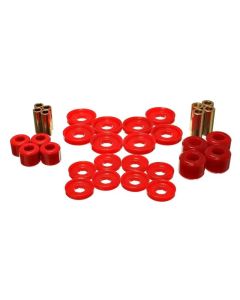 Energy Suspension 03-09 Dodge RAM 1500/2500/3500 Pickup Red Front End Control Arm Bushing Set - 5.3142R