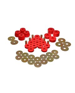 Energy Suspension Body Mount Bushing Sets - Red - 5.4102R