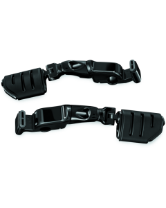 Kuryakyn Ergo II Trident Dually ISO Pegs With Long Arms Gloss Black - 3995