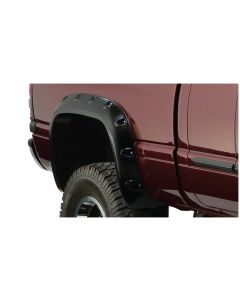Bushwacker 02-08 Dodge Ram 1500 Fleetside Pocket Style Flares 2pc 75.9/76.3/97.9in Bed - Black - 50018-02