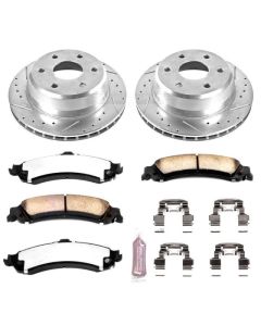 Power Stop 02-06 Cadillac Escalade Rear Z36 Truck & Tow Brake Kit - K2046-36